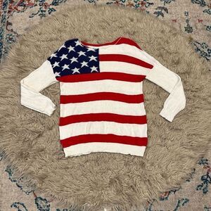 American Flag Sweater